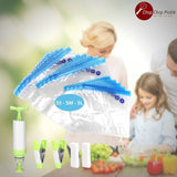 VacPack™ | Le sous-vide manuel | lot de 15sacs + pompe + clips - Chop Chop Pickle