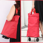 SacKaddy™ | Sac caddie à roulette pliable