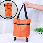 SacKaddy™ | Sac caddie à roulette pliable