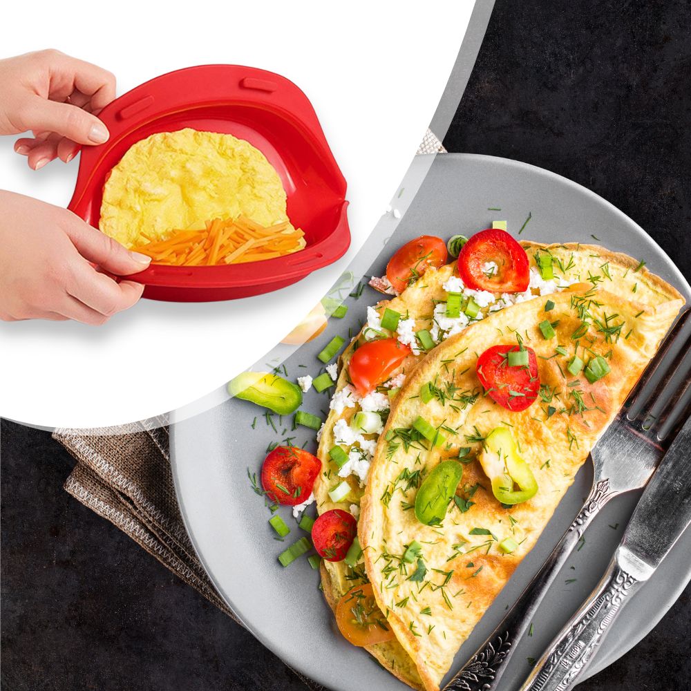 Moule omelette silicone micro-onde  EasyOmelette™ – Chop Chop Pickle