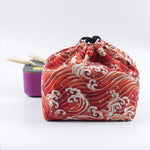 Sac-bento-japonais-vague-rouge