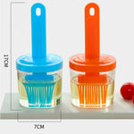 SiliPot™ | Pot avec brosse silicone pour huile et marinade