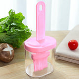 SiliPot™ | Pot avec brosse silicone pour huile et marinade