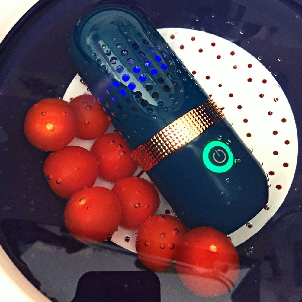 Nettoyeur à Ions OH Portable Pour Fruits & Légumes - Stérilisateur Sans Produit Chimique, Rechargeable USB | Élimine Pesticides Et Odeurs